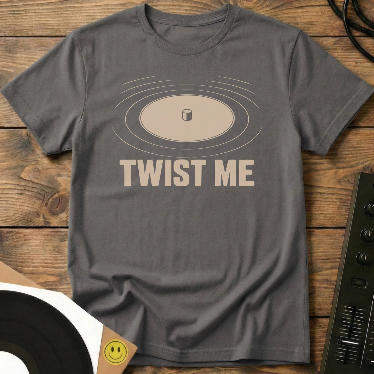 Twist Me T-Shirt Charcoal / S Twist Me T-Shirt