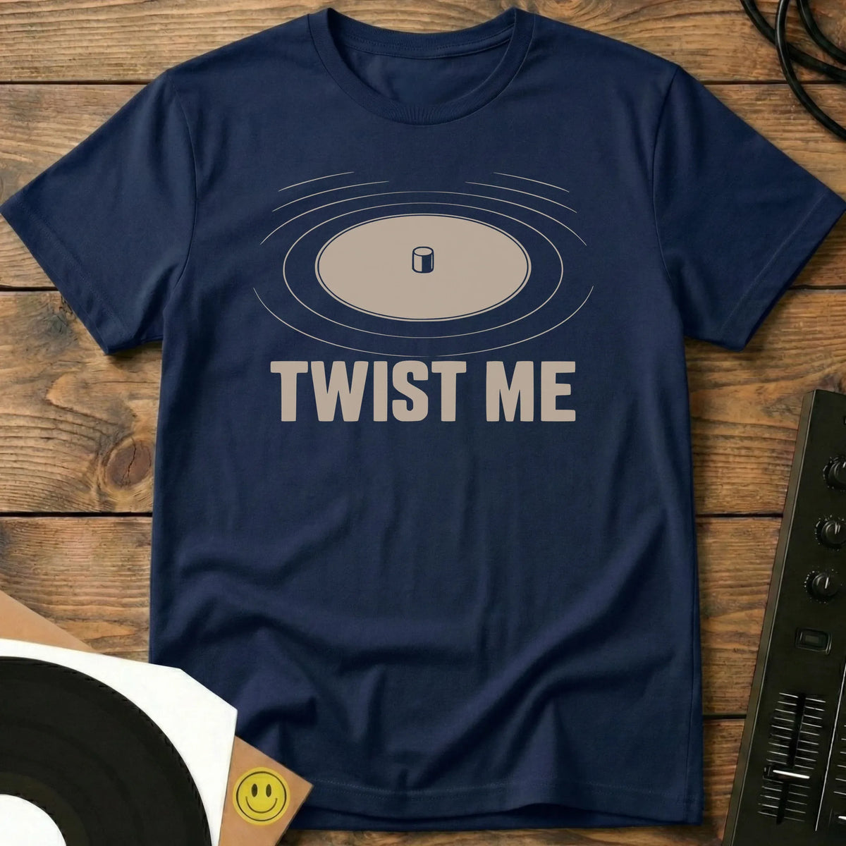 Twist Me T-Shirt Navy / S Twist Me T-Shirt