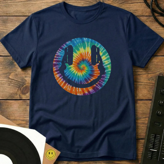 Tye Smiley DJ T-Shirt Navy / S Tye Smiley DJ T-Shirt