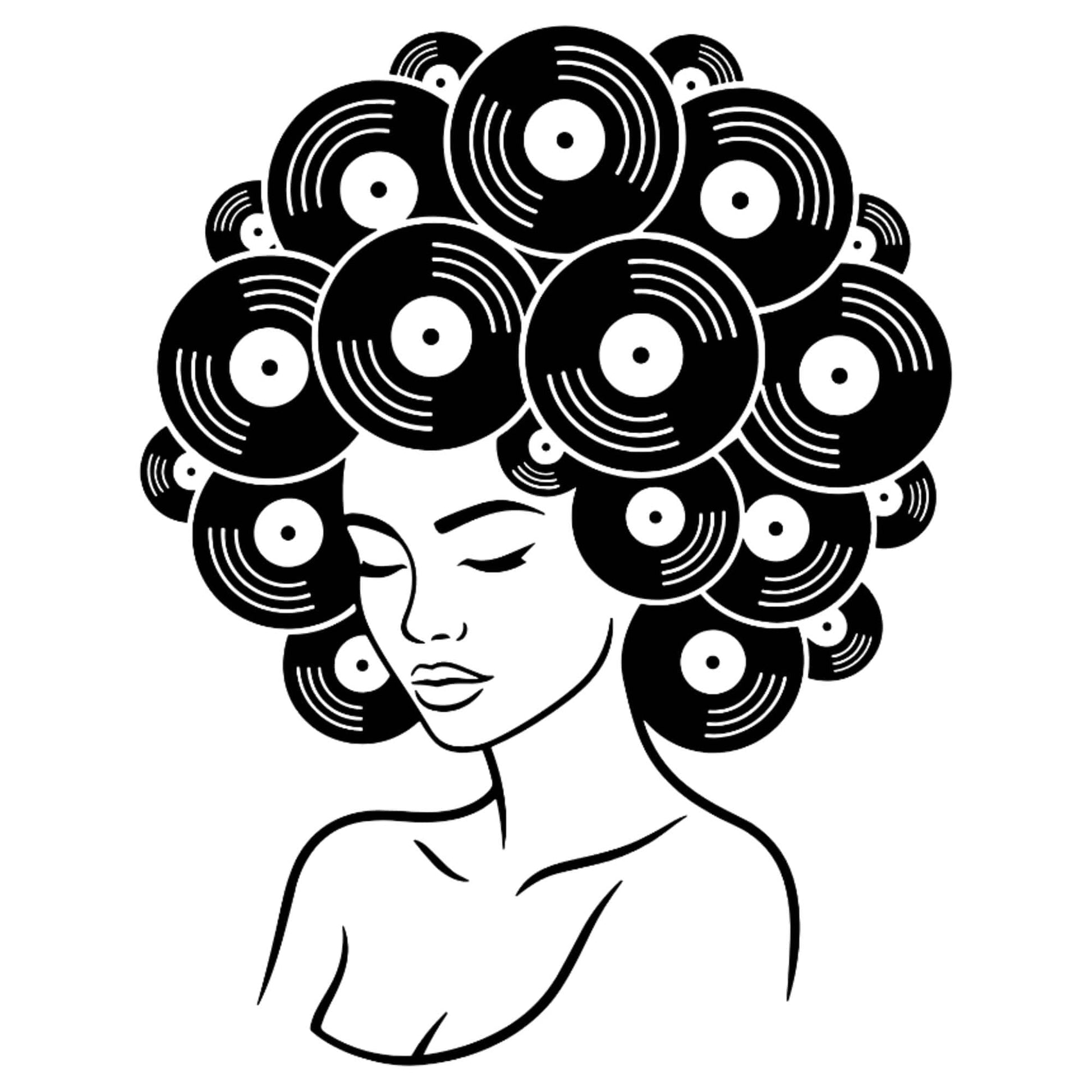 Vinyl Afro T-Shirt Vinyl Afro T-Shirt