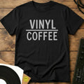 Vinyl And Coffee T-Shirt Black / S Vinyl And Coffee T-Shirt