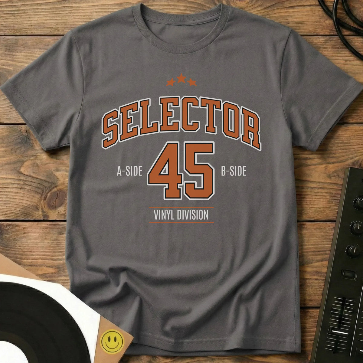 Vinyl Division T-Shirt Charcoal / S Vinyl Division T-Shirt