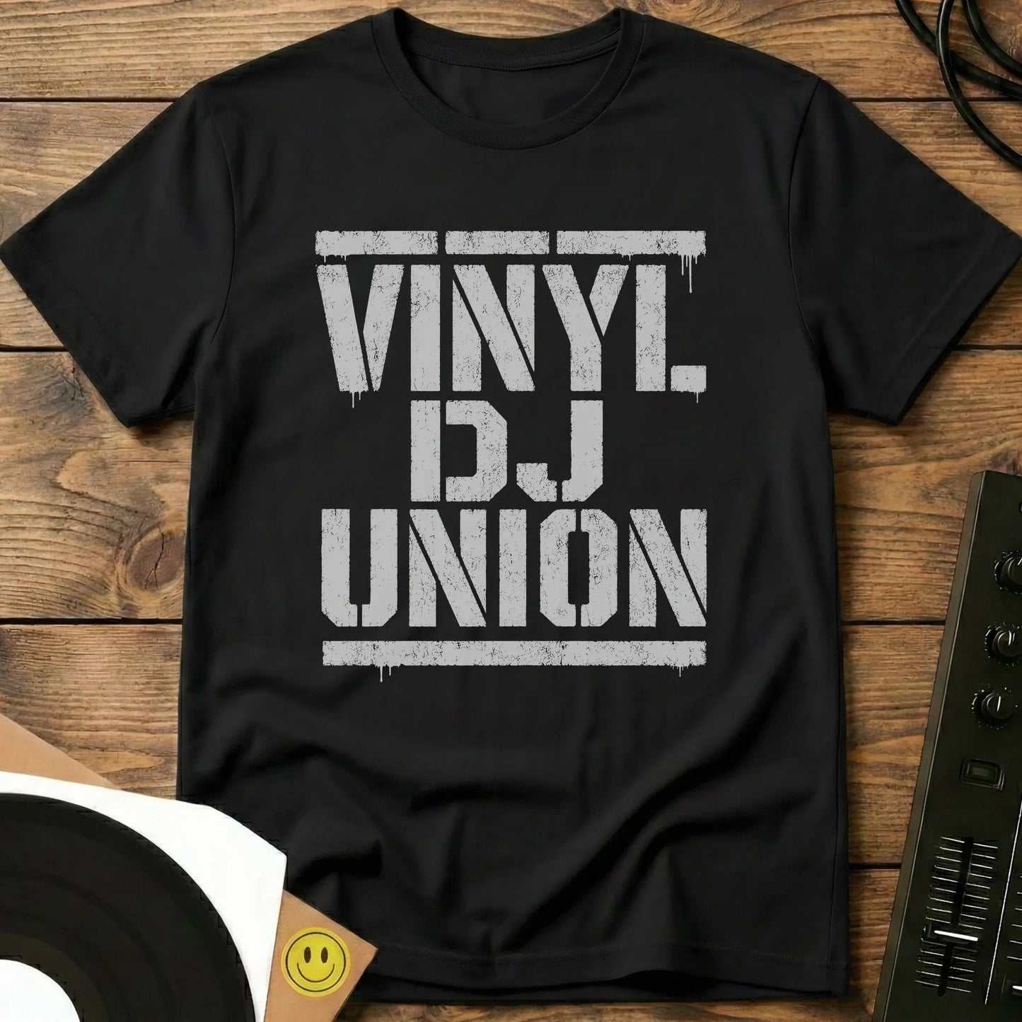 Vinyl DJ Union T-Shirt Black / S Vinyl DJ Union T-Shirt