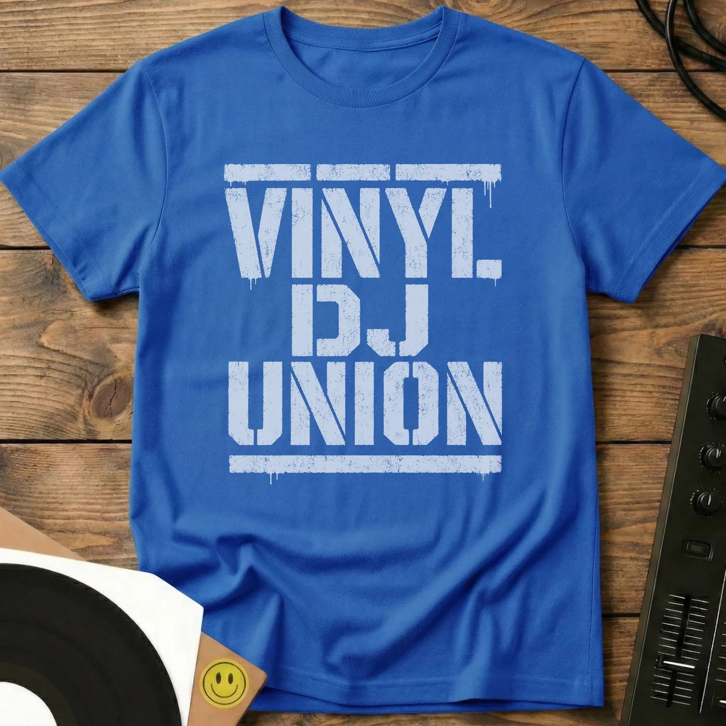 Vinyl DJ Union T-Shirt Royal / S Vinyl DJ Union T-Shirt