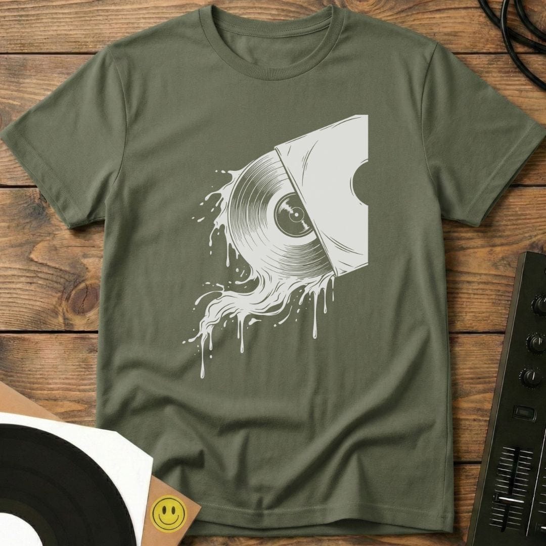 Vinyl Drip T-Shirt Military Green / S Vinyl Drip T-Shirt