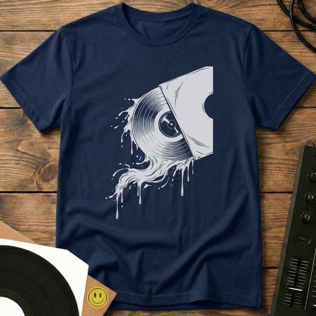 Vinyl Drip T-Shirt Navy / S Vinyl Drip T-Shirt