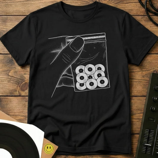 Vinyl Drops T-Shirt Black / S Vinyl Drops T-Shirt