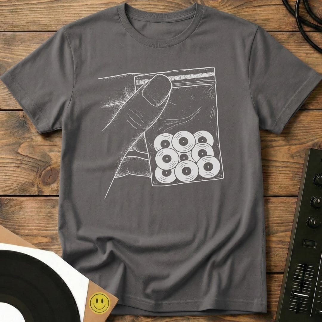 Vinyl Drops T-Shirt Charcoal / S Vinyl Drops T-Shirt