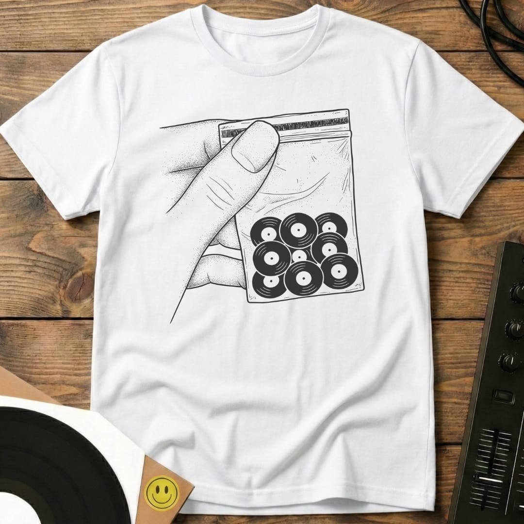 Vinyl Drops T-Shirt White / S Vinyl Drops T-Shirt