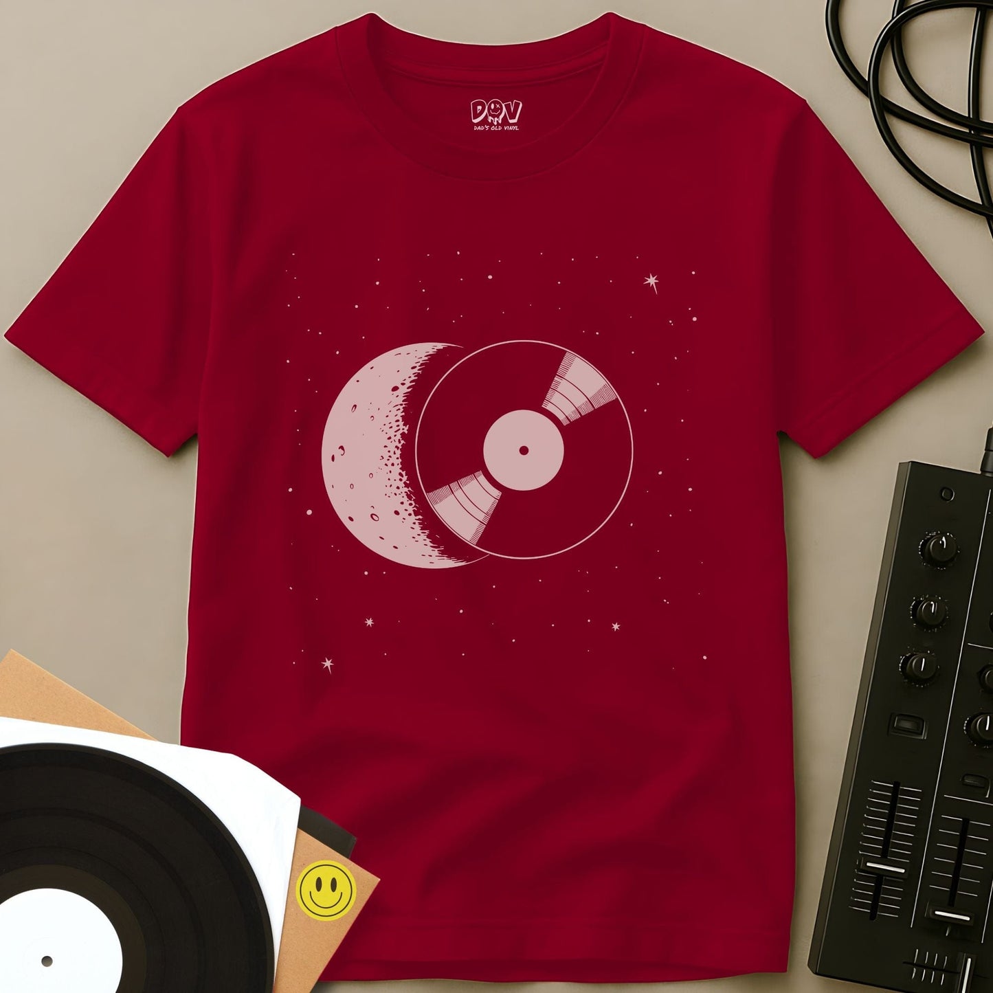 Vinyl Eclipse T-Shirt Red / S Vinyl Eclipse T-Shirt