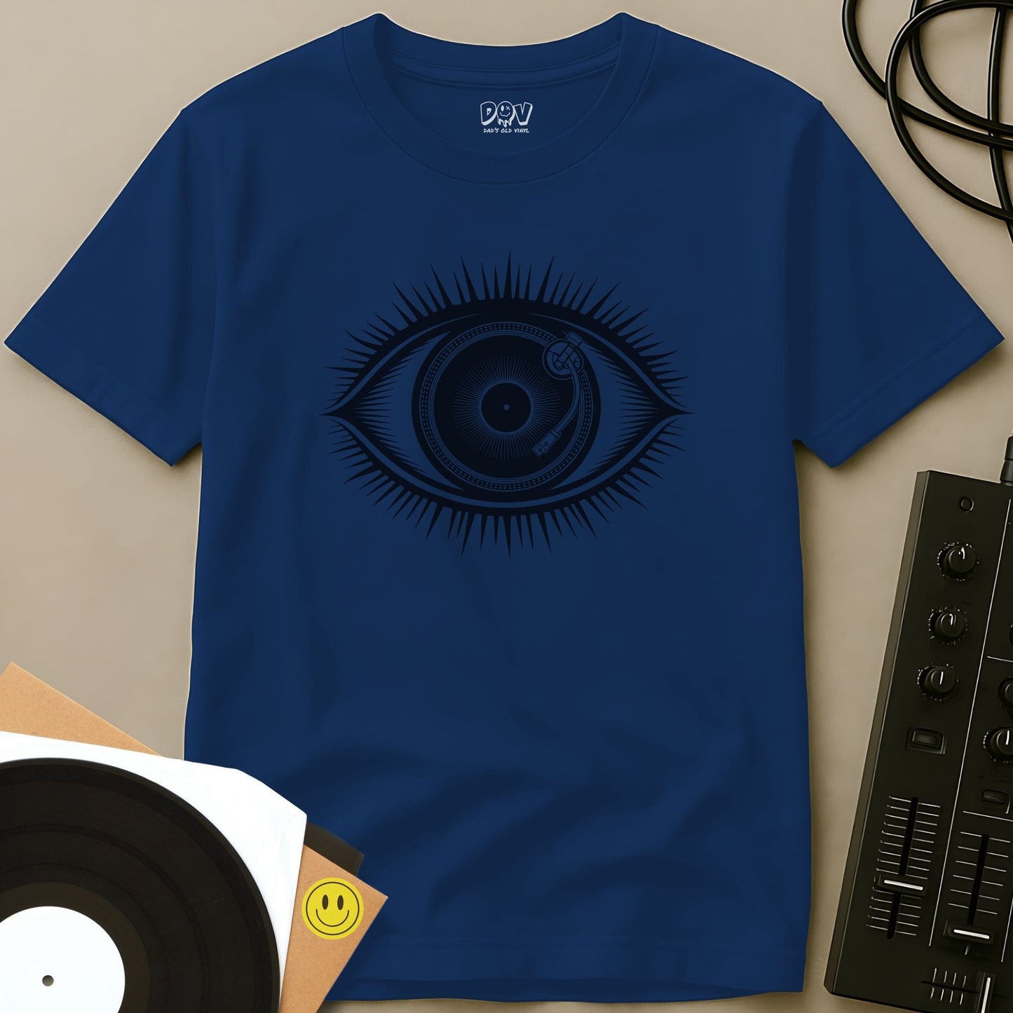 Vinyl Eye T-Shirt Royal / S Vinyl Eye T-Shirt