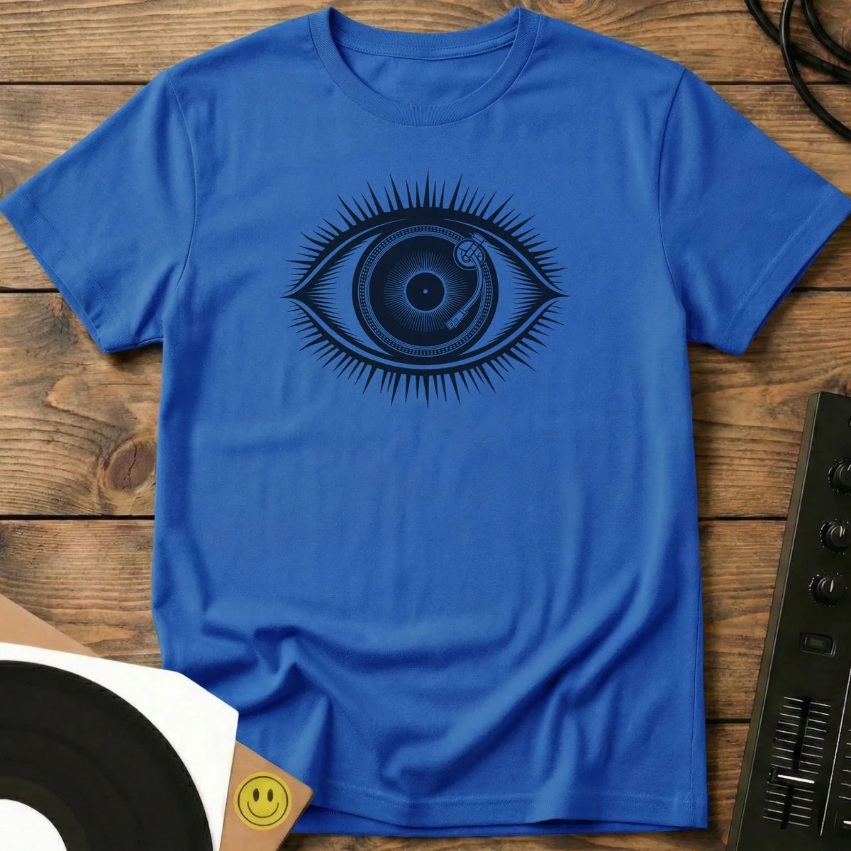 Vinyl Eye T-Shirt Royal / S Vinyl Eye T-Shirt