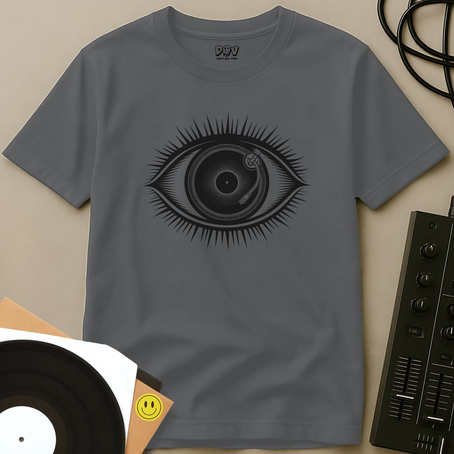 Vinyl Eye T-Shirt Sport Grey / S Vinyl Eye T-Shirt
