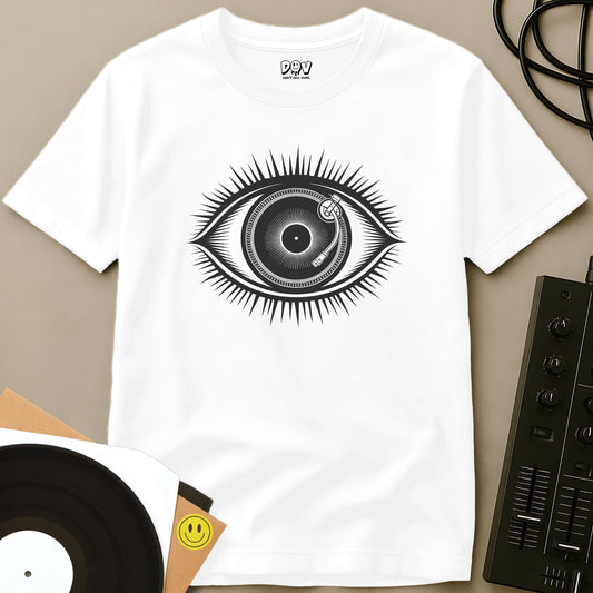 Vinyl Eye T-Shirt White / S Vinyl Eye T-Shirt