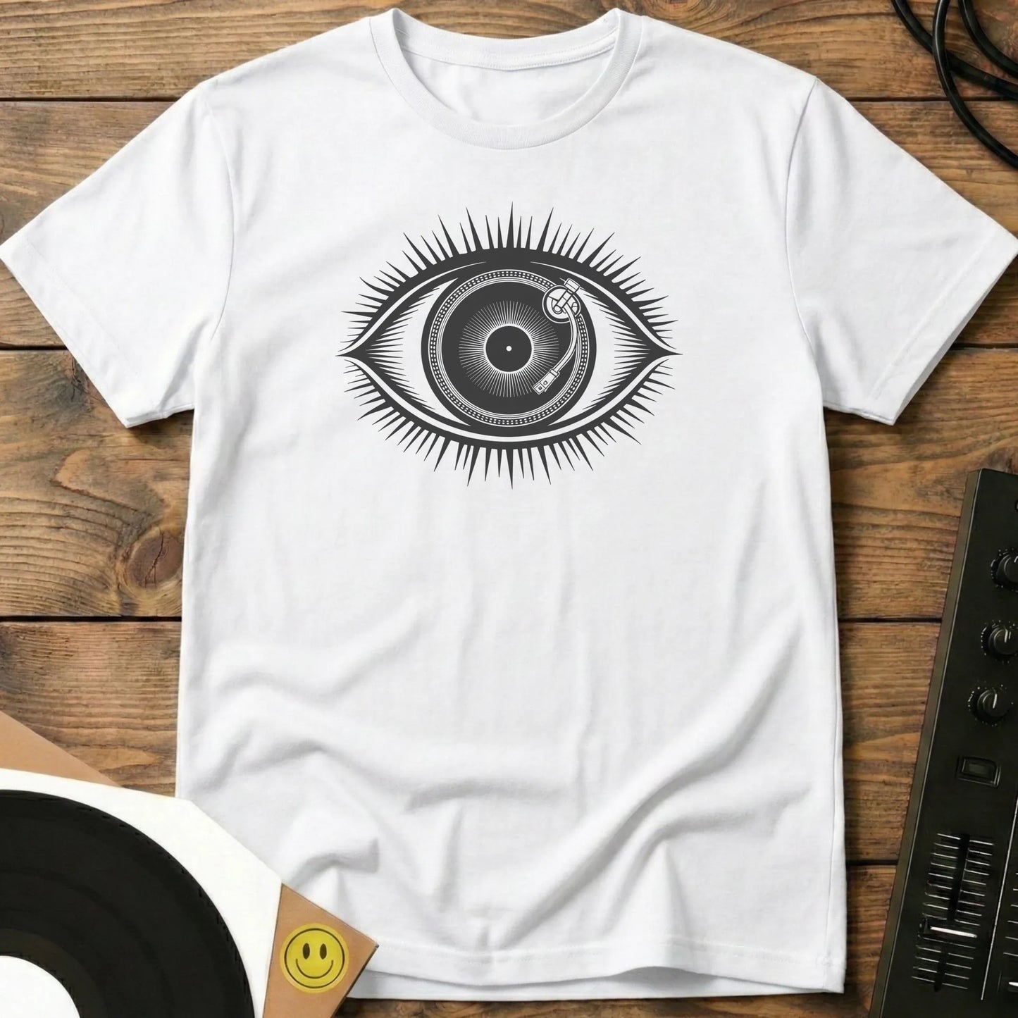 Vinyl Eye T-Shirt White / S Vinyl Eye T-Shirt