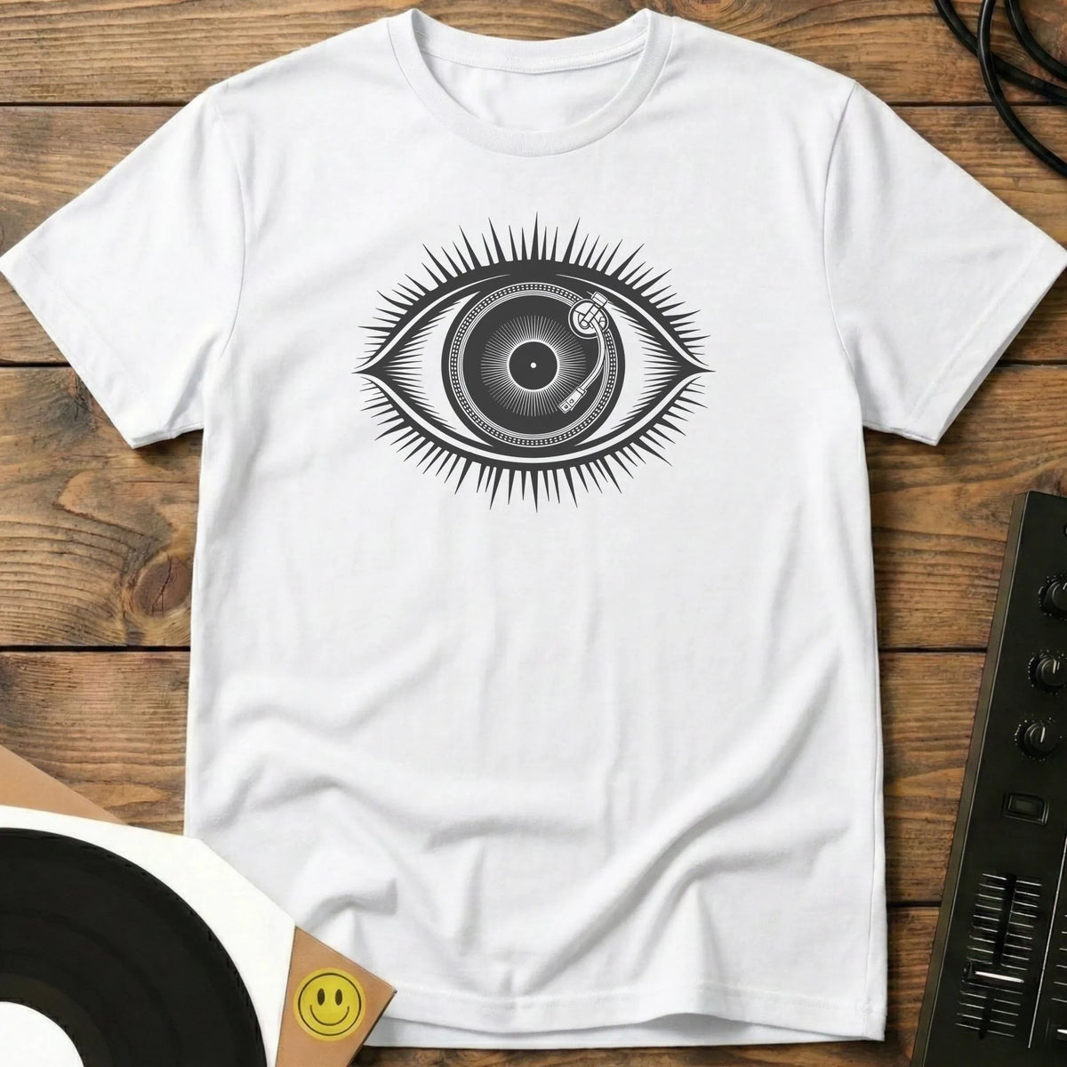 Vinyl Eye T-Shirt White / S Vinyl Eye T-Shirt