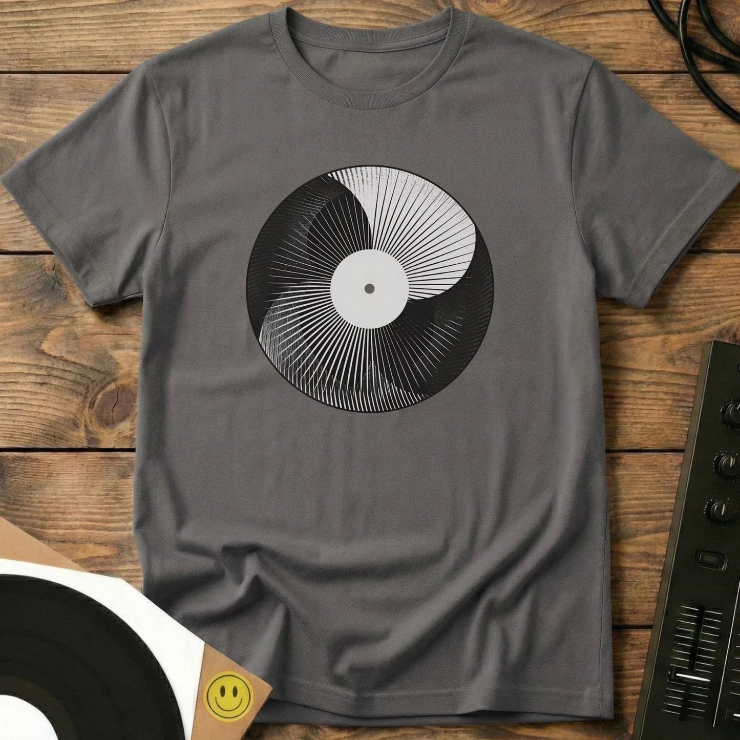 Vinyl Fan T-Shirt Charcoal / S Vinyl Fan T-Shirt