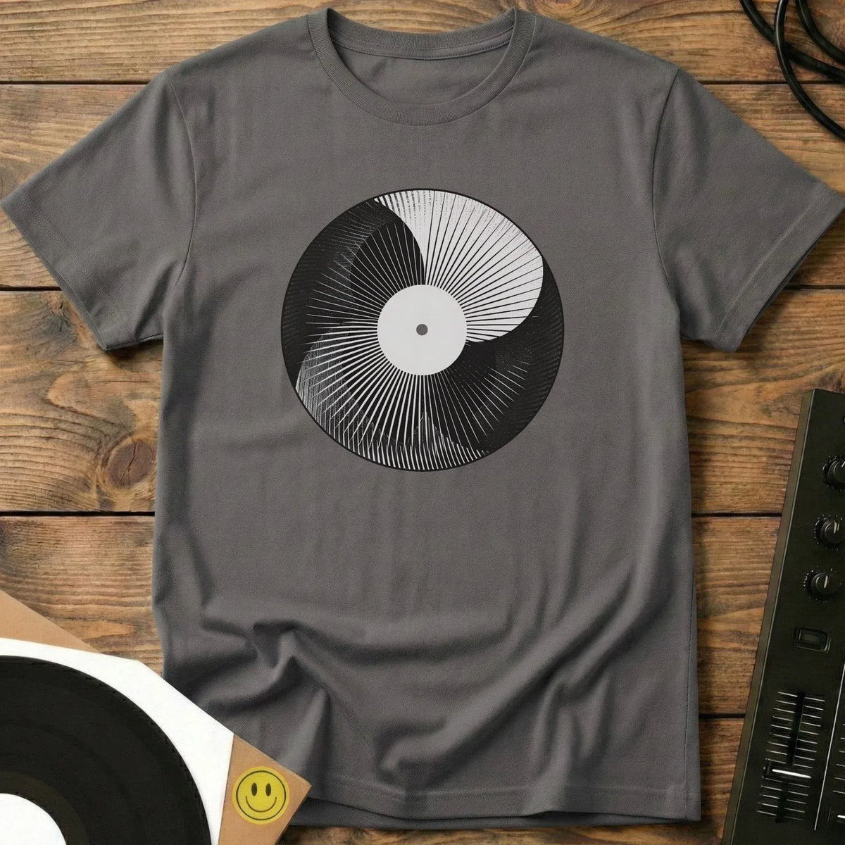 Vinyl Fan T-Shirt Charcoal / S Vinyl Fan T-Shirt