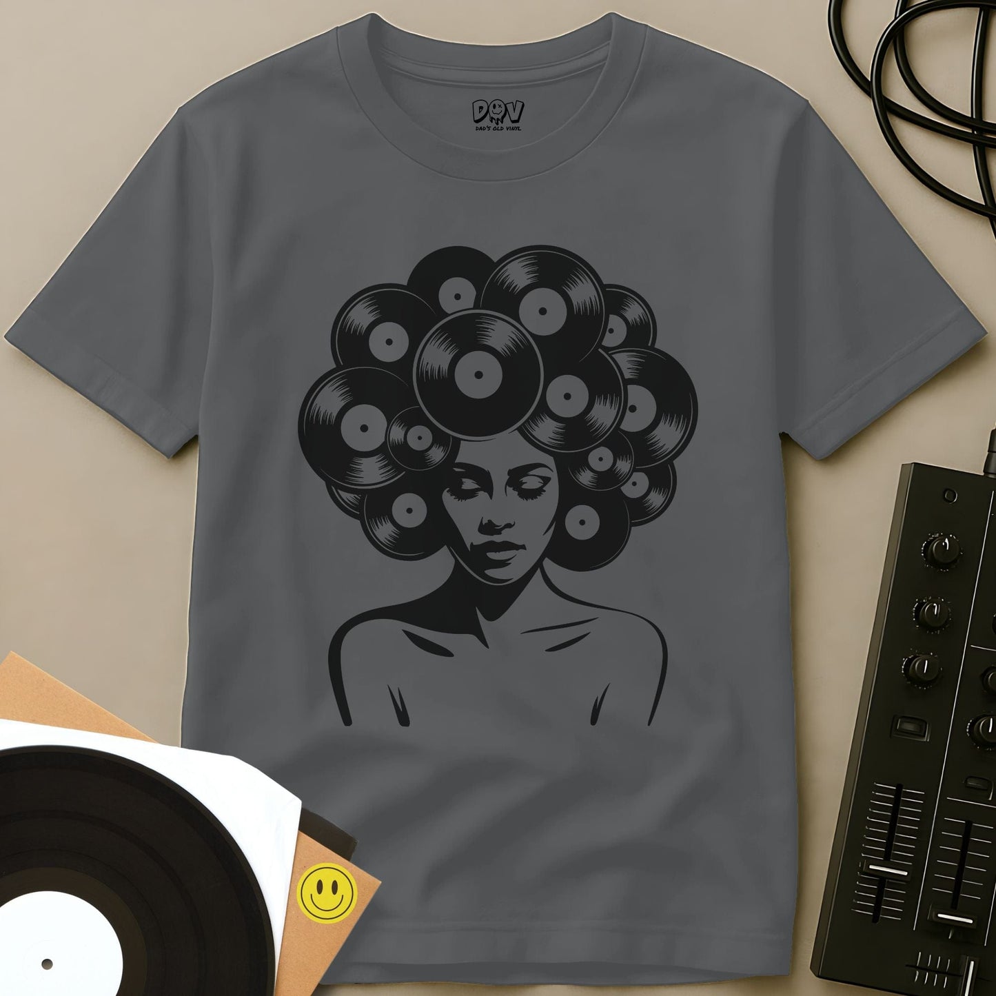 Vinyl Fro T-Shirt Sport Grey / S Vinyl Fro T-Shirt