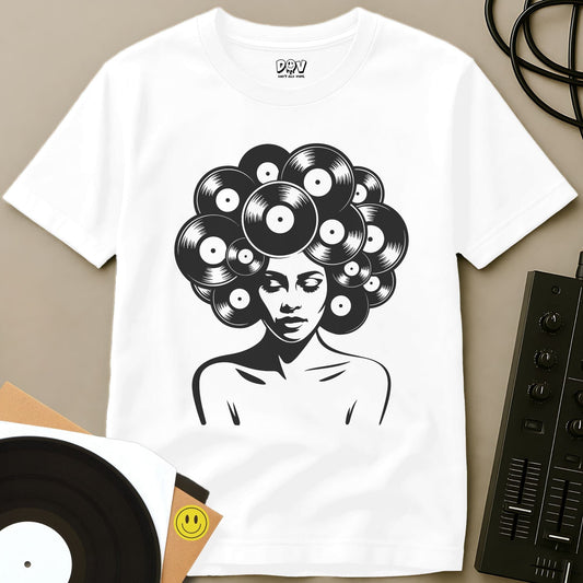 Vinyl Fro T-Shirt White / S Vinyl Fro T-Shirt