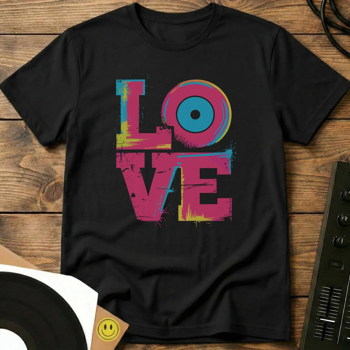 Vinyl Is Love T-Shirt Black / S Vinyl Is Love T-Shirt