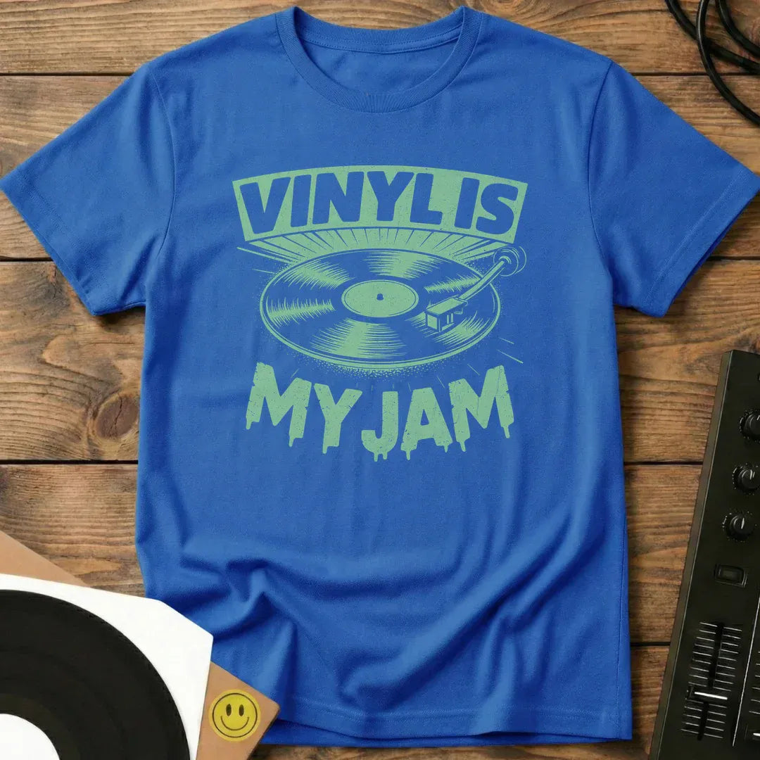 Vinyl Is My Jam T-Shirt Royal / S Vinyl Is My Jam T-Shirt