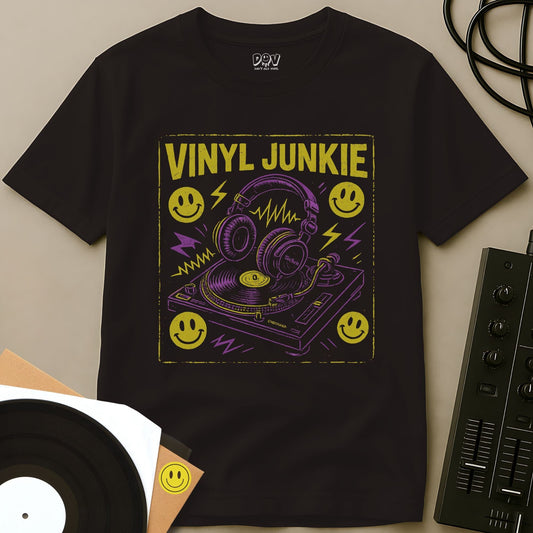Vinyl Junkie Chalk T-Shirt Vinyl Junkie Chalk T-Shirt