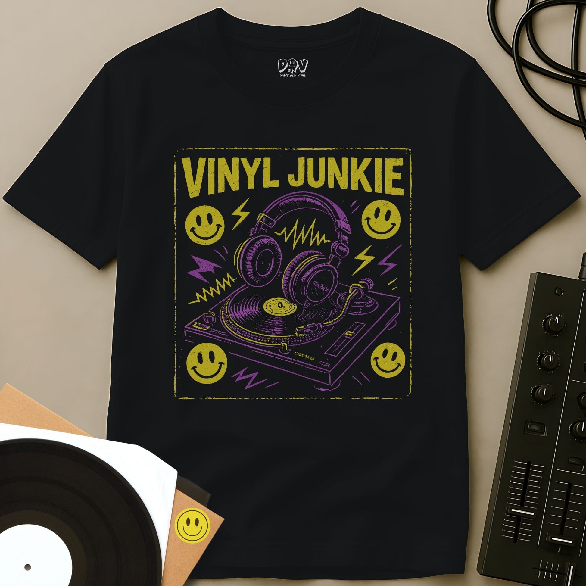 Vinyl Junkie Chalk T-Shirt Vinyl Junkie Chalk T-Shirt
