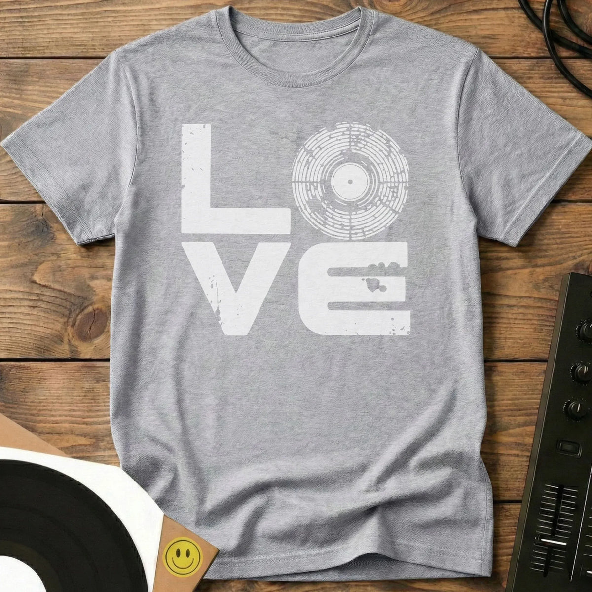 Vinyl Love T-Shirt Sport Grey / S Vinyl Love T-Shirt