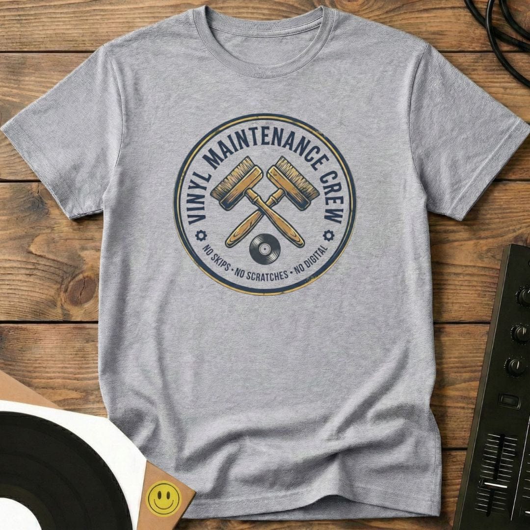 Vinyl Maintenance Crew T-Shirt Sport Grey / S Vinyl Maintenance Crew T-Shirt