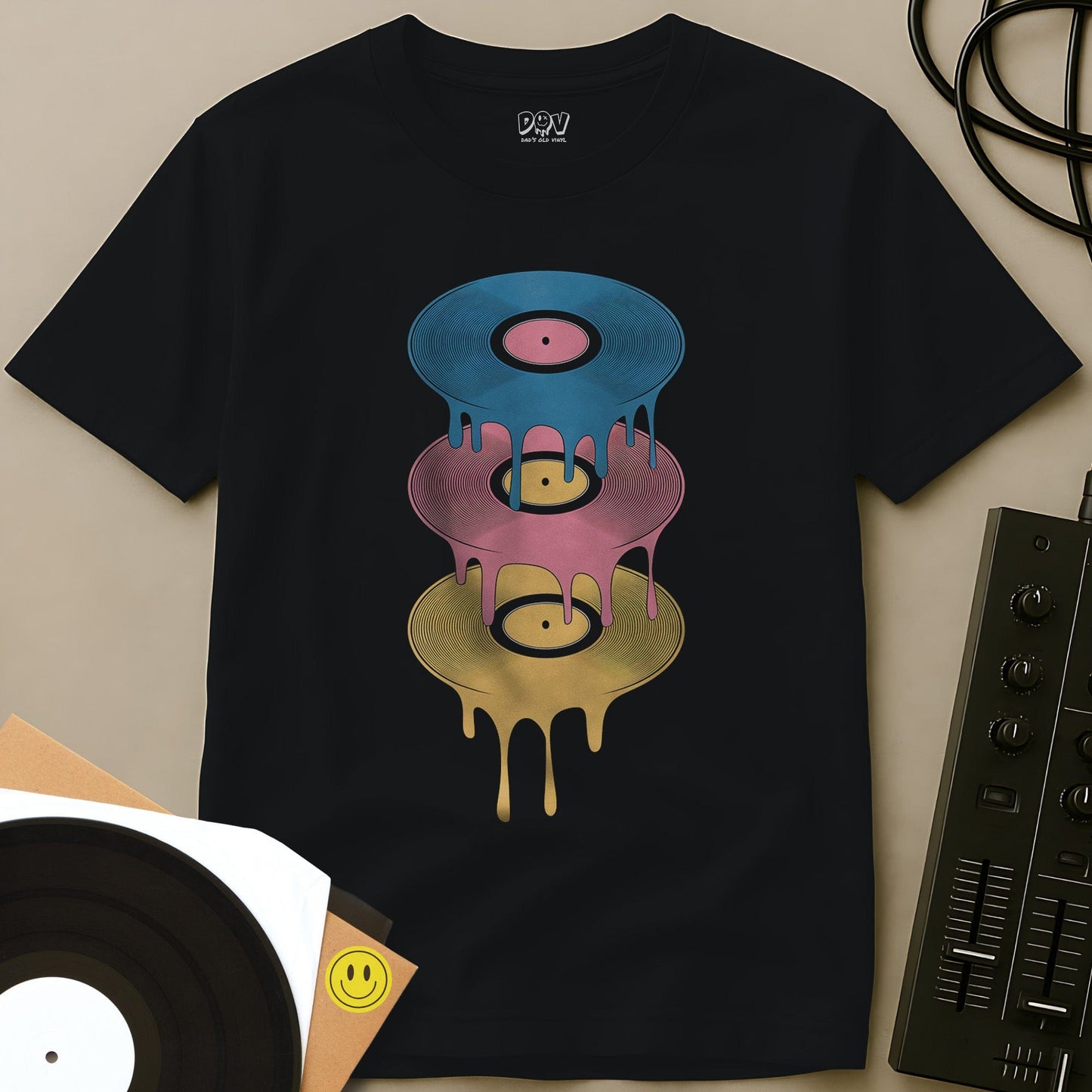 Vinyl Melt T-Shirt Black / S Vinyl Melt T-Shirt
