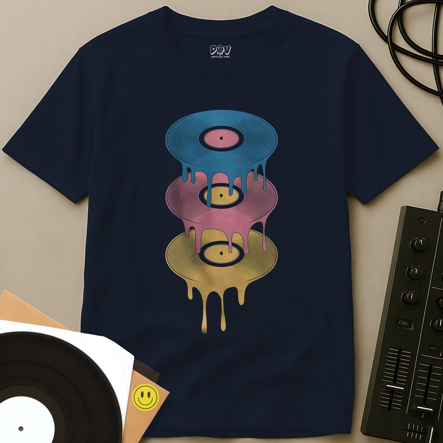 Vinyl Melt T-Shirt Navy / S Vinyl Melt T-Shirt