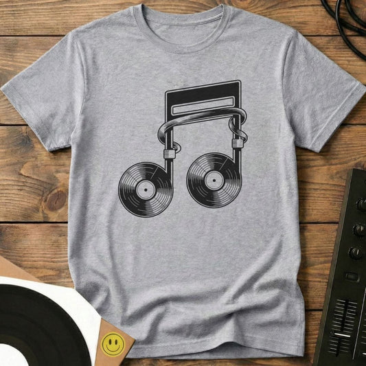 Vinyl Note T-Shirt Sport Grey / S Vinyl Note T-Shirt