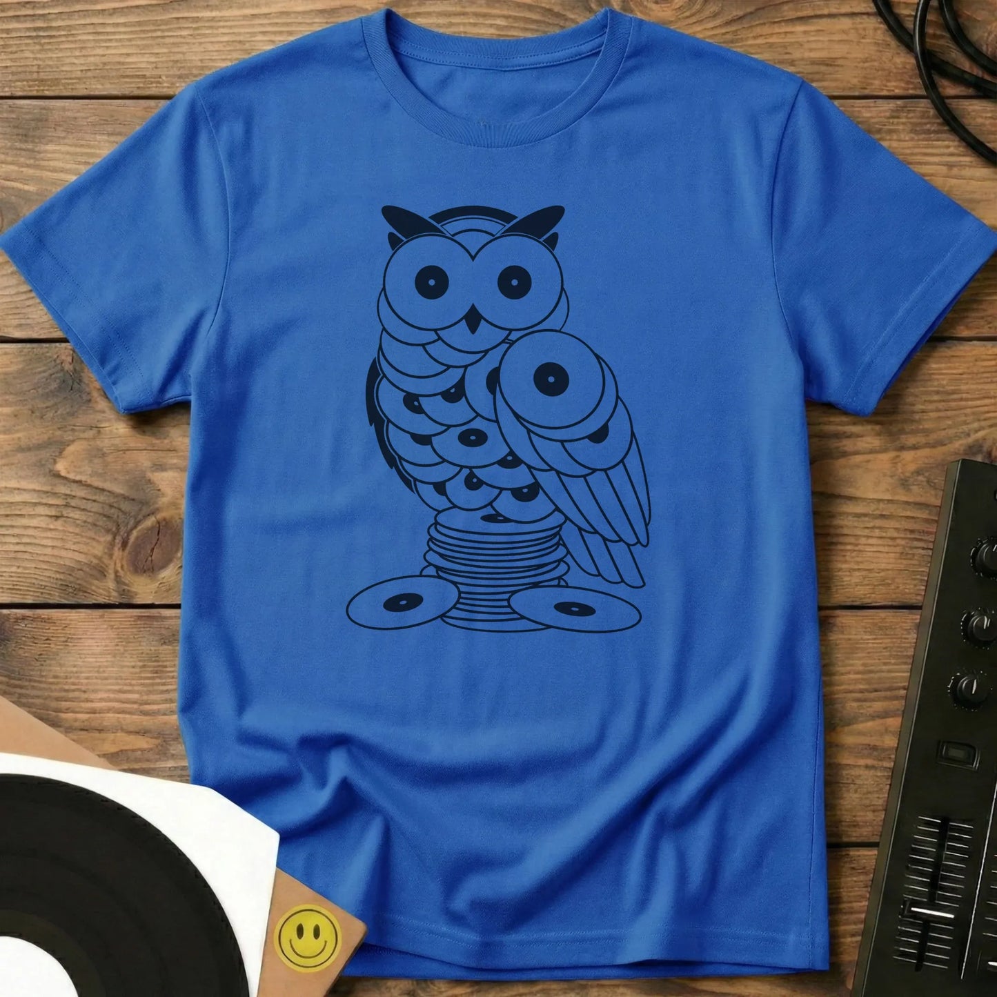 Vinyl Owl T-Shirt Royal / S Vinyl Owl T-Shirt