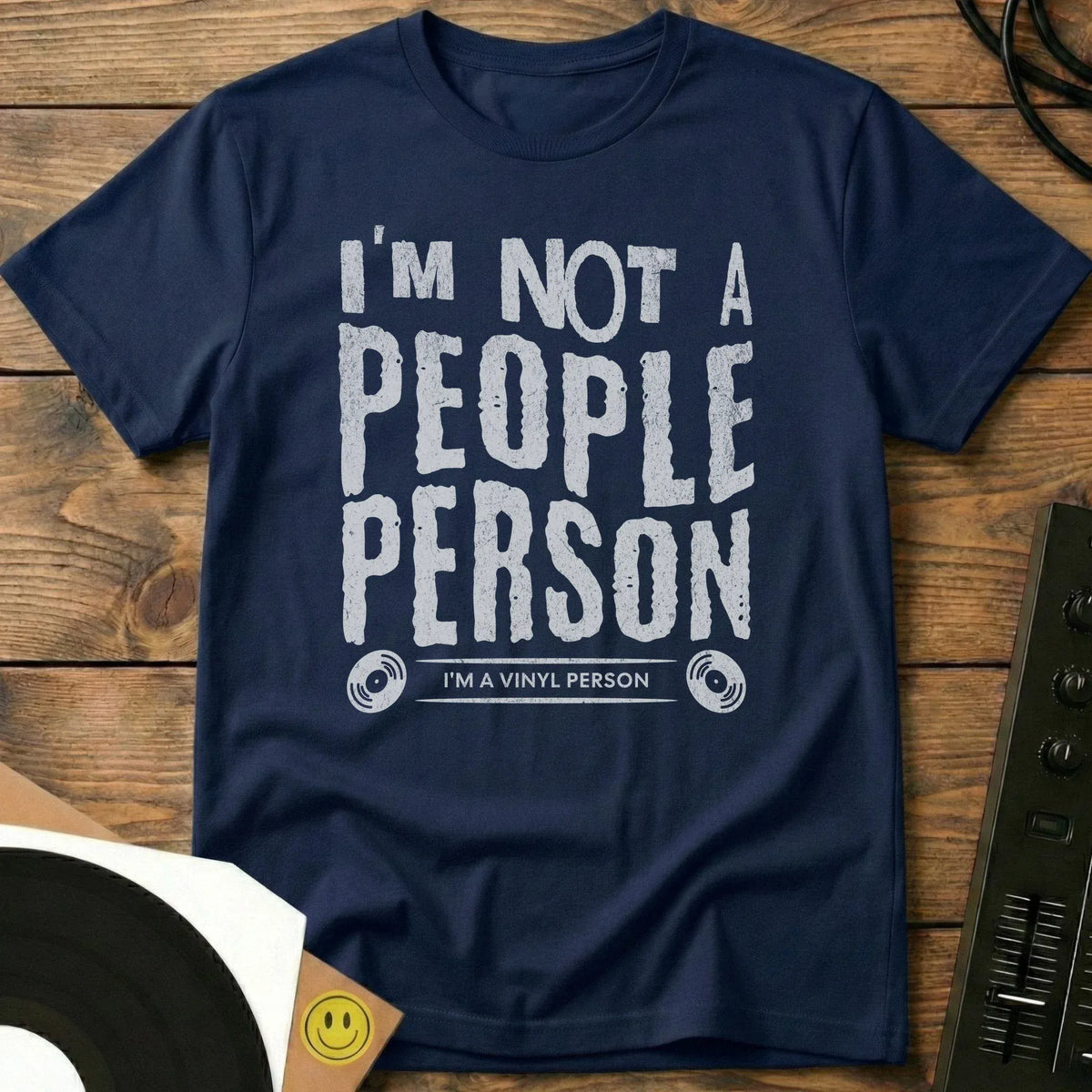 Vinyl Person T-Shirt Navy / S Vinyl Person T-Shirt