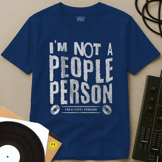 Vinyl Person T-Shirt Royal / S Vinyl Person T-Shirt