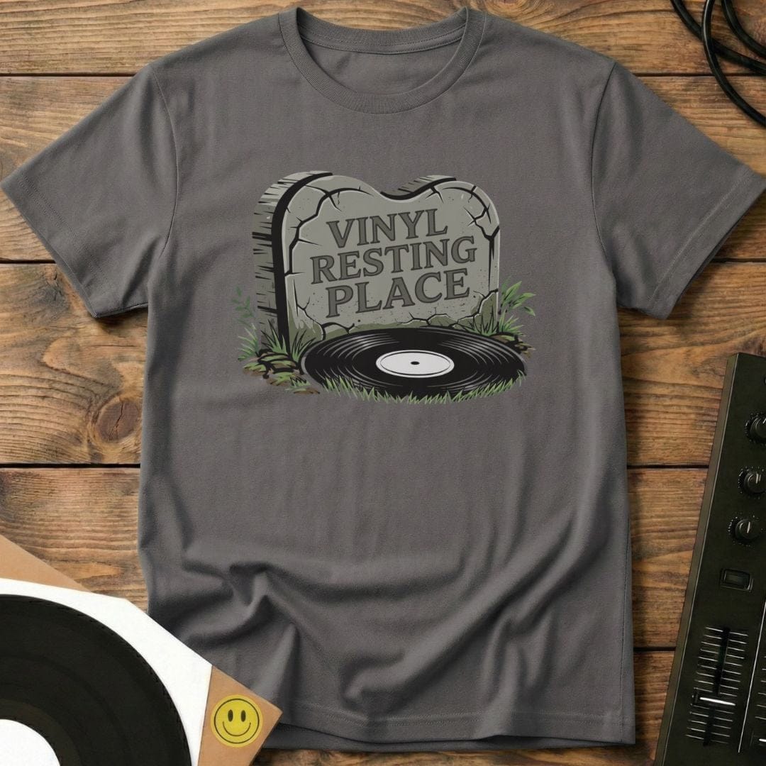 Vinyl Resting Place T-Shirt Charcoal / S Vinyl Resting Place T-Shirt