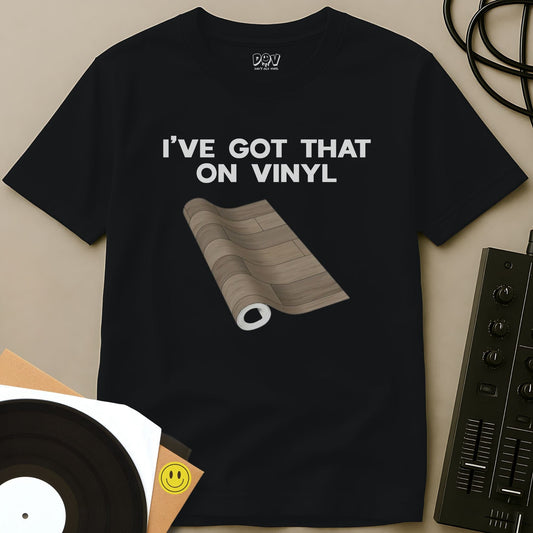 Vinyl Roll T-Shirt Black / S Vinyl Roll T-Shirt