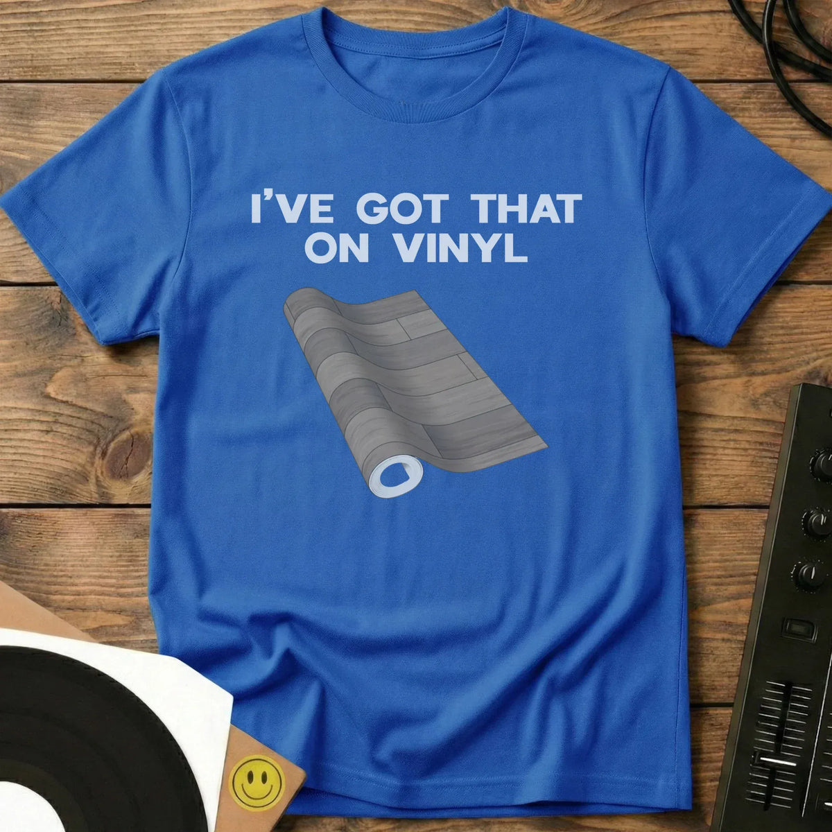 Vinyl Roll T-Shirt Royal / S Vinyl Roll T-Shirt