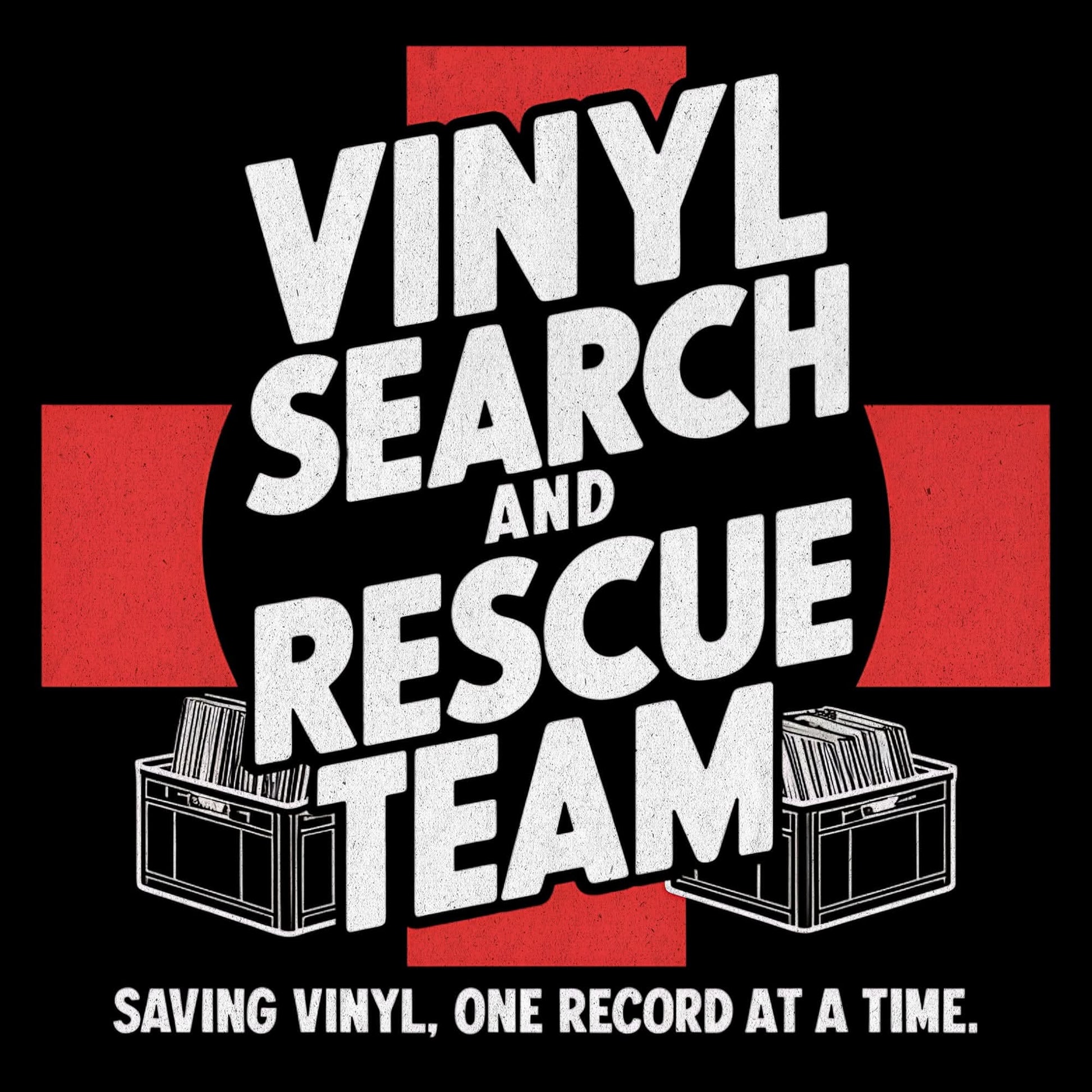 Vinyl Search And Rescue Team T-Shirt Vinyl Search And Rescue Team T-Shirt