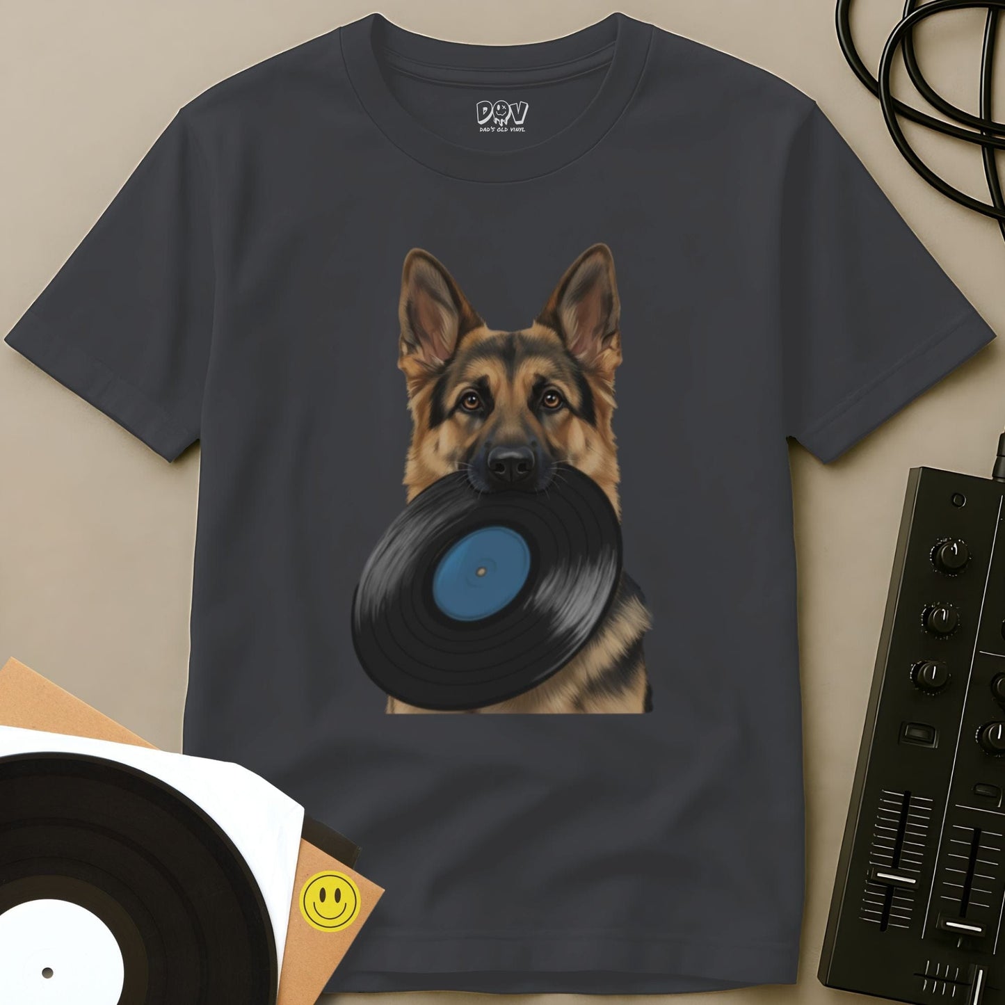 Vinyl Shepherd T-Shirt Charcoal / S Vinyl Shepherd T-Shirt