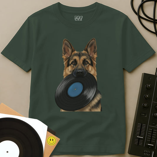 Vinyl Shepherd T-Shirt Military Green / S Vinyl Shepherd T-Shirt
