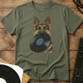 Vinyl Shepherd T-Shirt Military Green / S Vinyl Shepherd T-Shirt
