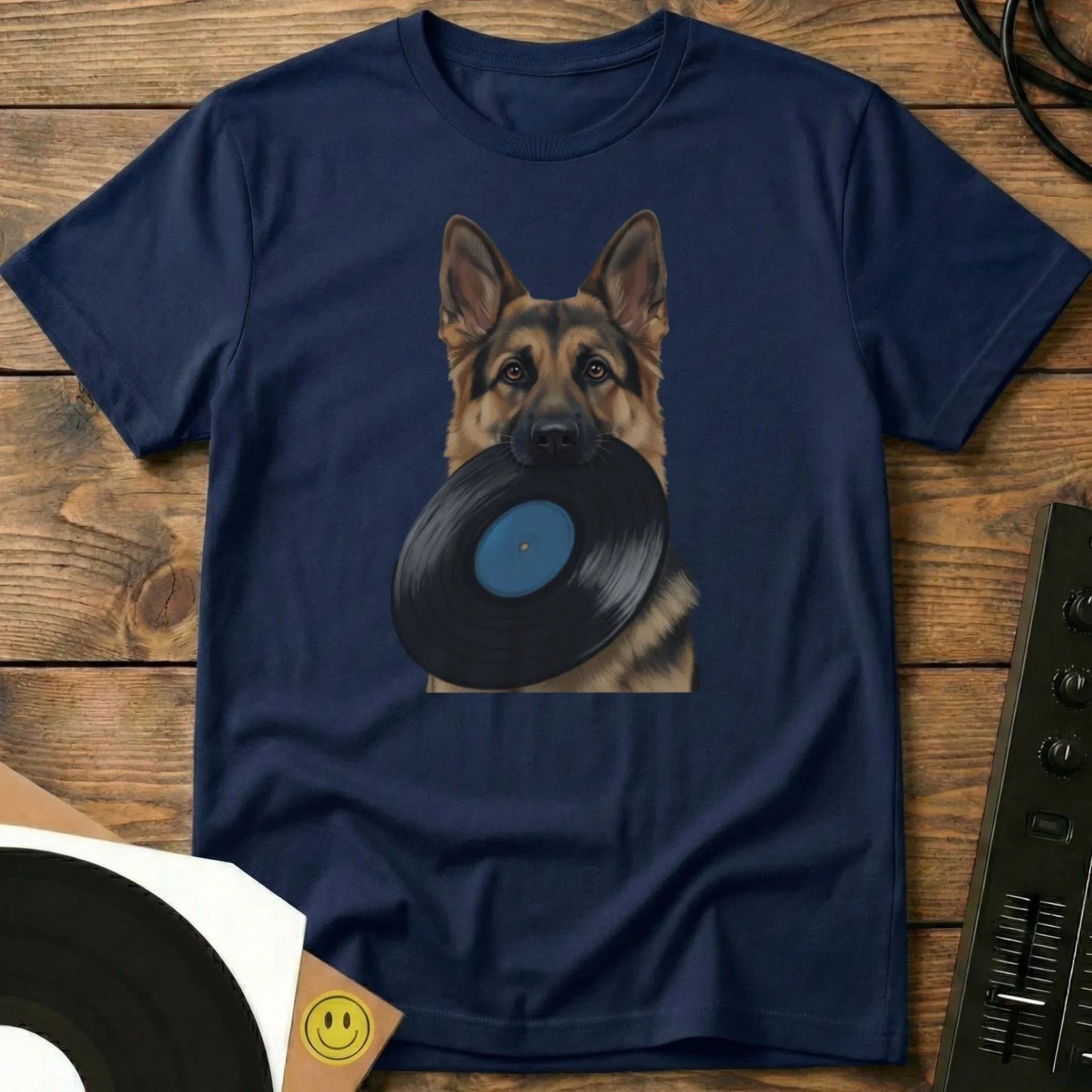 Vinyl Shepherd T-Shirt Navy / S Vinyl Shepherd T-Shirt