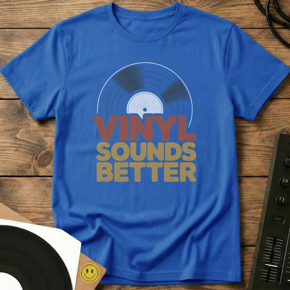 Vinyl Sounds Better T-Shirt Royal / S Vinyl Sounds Better T-Shirt