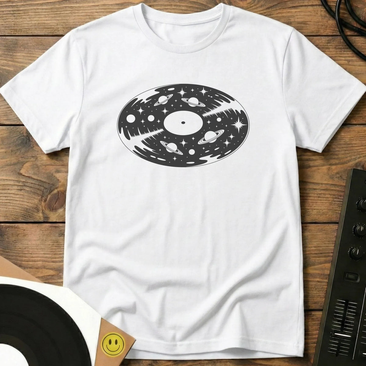 Vinyl Space T-Shirt White / S Vinyl Space T-Shirt