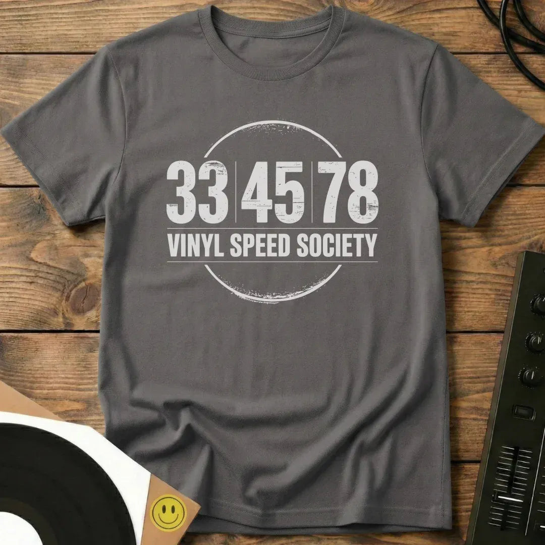 Vinyl Speed Society Remix T-Shirt Charcoal / S Vinyl Speed Society Remix T-Shirt
