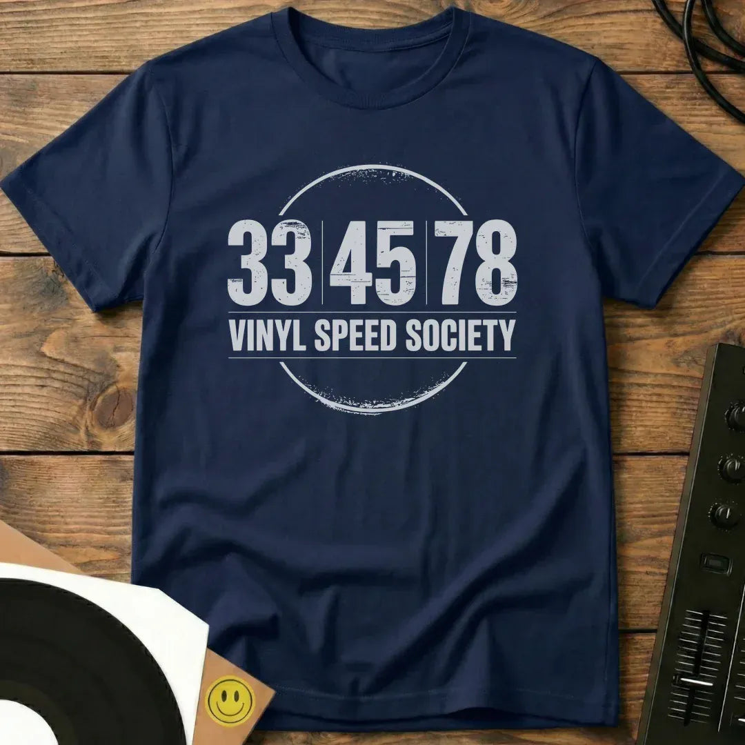 Vinyl Speed Society Remix T-Shirt Navy / S Vinyl Speed Society Remix T-Shirt