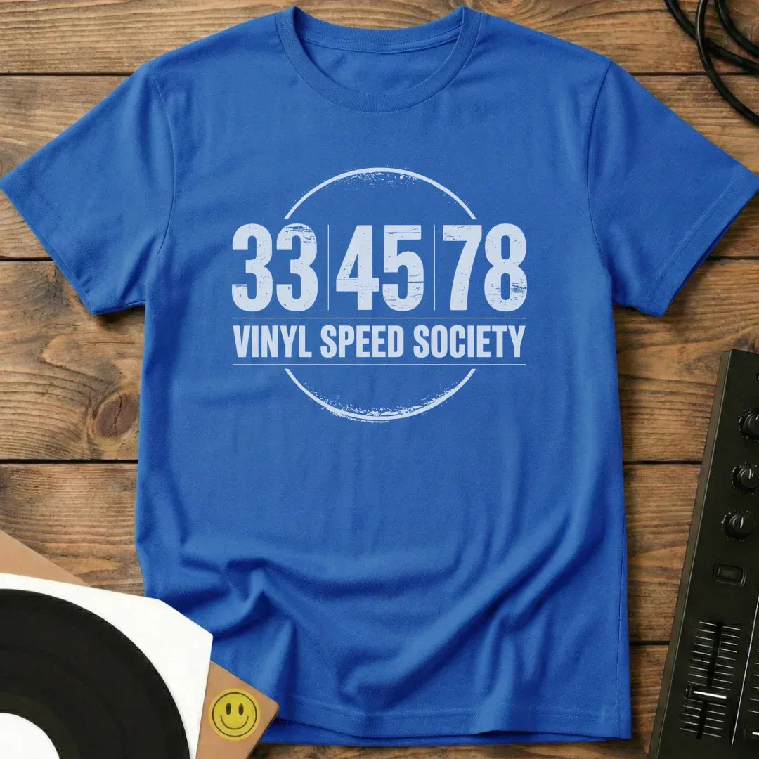 Vinyl Speed Society Remix T-Shirt Royal / S Vinyl Speed Society Remix T-Shirt