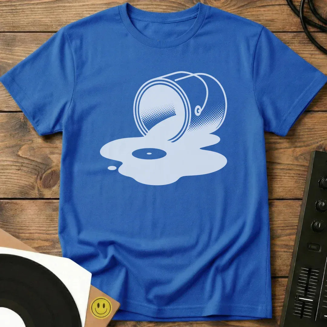 Vinyl Spill T-Shirt Royal / S Vinyl Spill T-Shirt